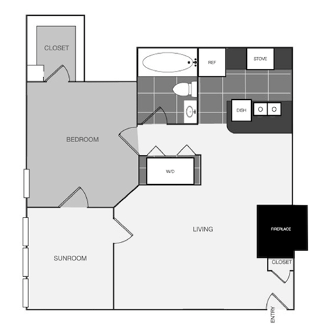 The Blake A6 Floor Plan